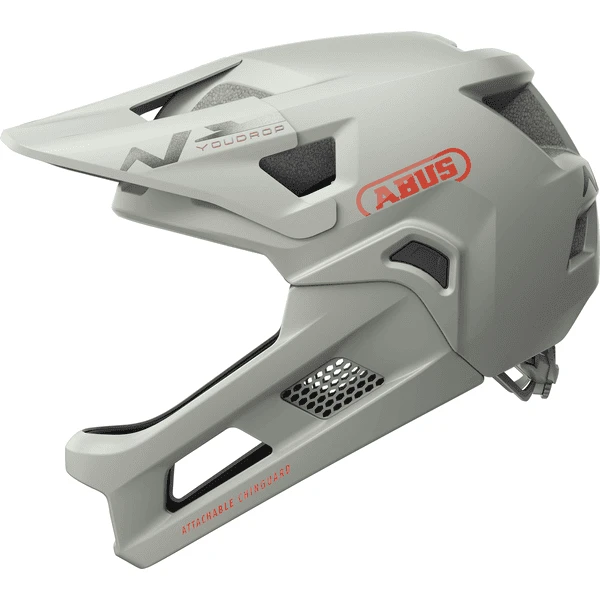 ABUS Fietshelm YOUDROP FF Krijt Grijs-S