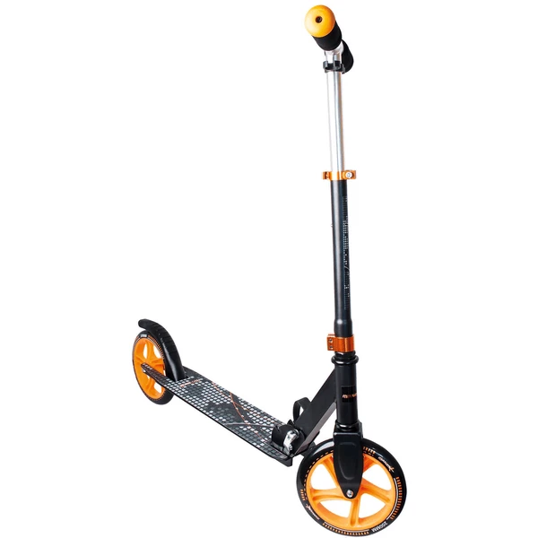 AUTHENTIC SPORTS Aluminium Step, Scooter Muuwmi Zwart/oranje, 200 Mm - Afbeelding 5