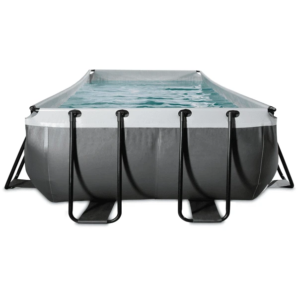 EXIT TOYS EXIT Black Leather Zwembad 540x250x100cm Met Filterpomp - Zwart - Afbeelding 3