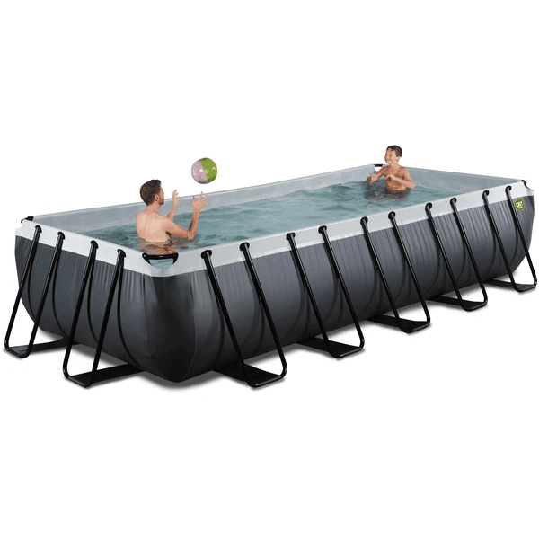 EXIT TOYS EXIT Black Leather Zwembad 540x250x100cm Met Filterpomp - Zwart - Afbeelding 5