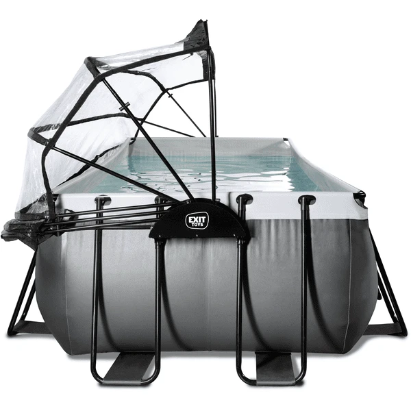 EXIT TOYS EXIT Black Leather Zwembad 540x250x100cm Met Sand Filterpomp En Afdekking - Zwar - Afbeelding 5