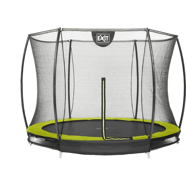 EXIT TOYS EXIT Silhouette Inground Trampoline ø244cm Met Veiligheidsnet - Groen