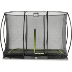 EXIT TOYS EXIT Silhouette Trampoline 214x305cm Met Veiligheidsnet - Zwart