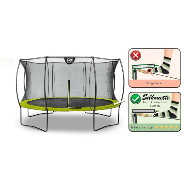 EXIT TOYS EXIT Silhouette Trampoline ø366cm - Groen - Afbeelding 2