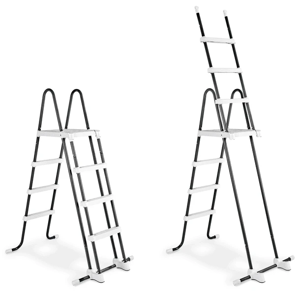 EXIT TOYS EXIT Wood Pool 540x250x122cm Met Afdekking En Sand Filter En Warmtepomp, Bruin - Afbeelding 4