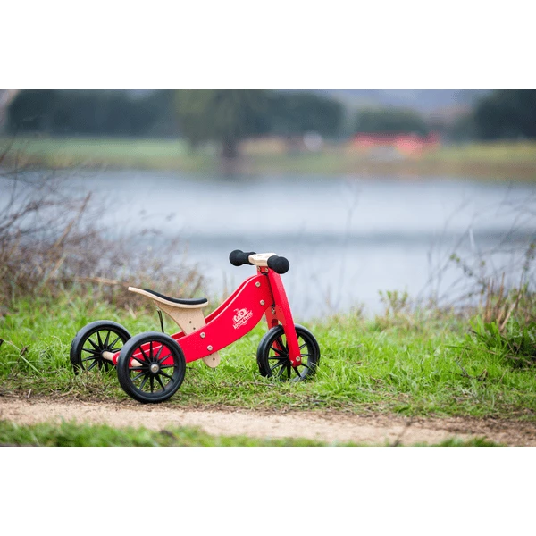 Kinderfeets ® 2-in-1 Driewieler Tiny Tot, Rood - Afbeelding 4