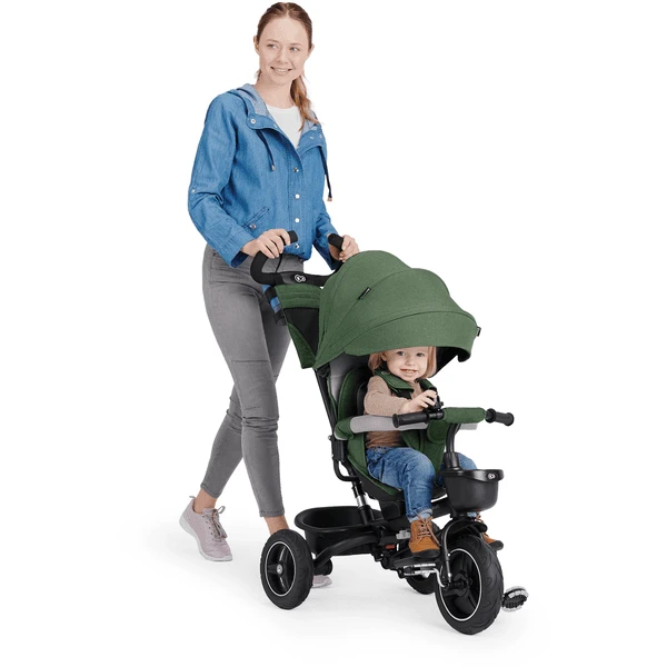 Kinderkraft 5 In 1 Driewieler SPINSTEP, Pastel Green - Afbeelding 2