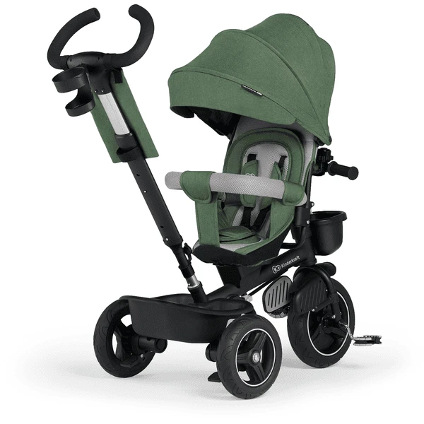 Kinderkraft 5 In 1 Driewieler SPINSTEP, Pastel Green - Afbeelding 3