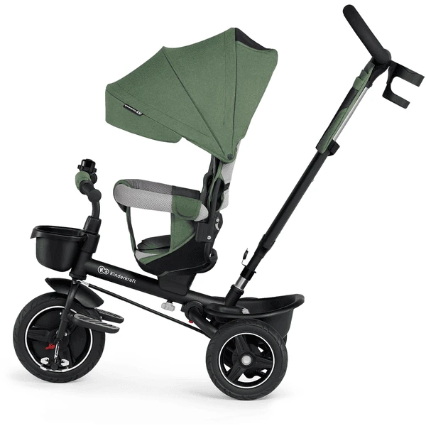 Kinderkraft 5 In 1 Driewieler SPINSTEP, Pastel Green - Afbeelding 5