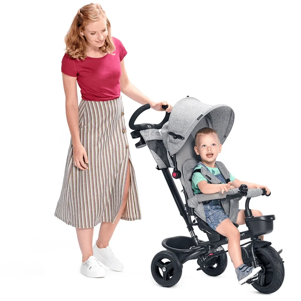 Kinderkraft 6 In 1 Driewieler Aveo, Blauw - Afbeelding 2