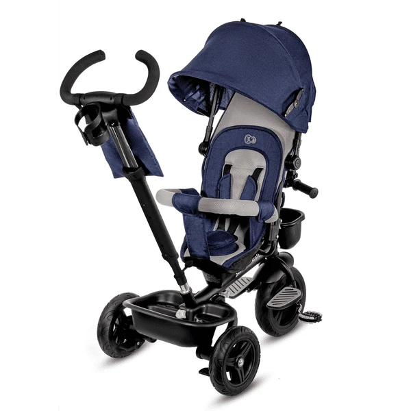 Kinderkraft 6 In 1 Driewieler Aveo, Blauw - Afbeelding 4