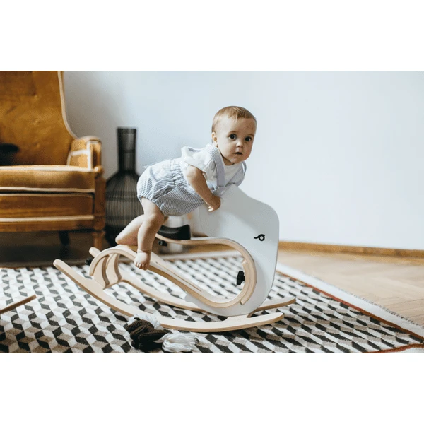 LEG & GO Opzetstuk Schommelolifant, Wit - Afbeelding 2