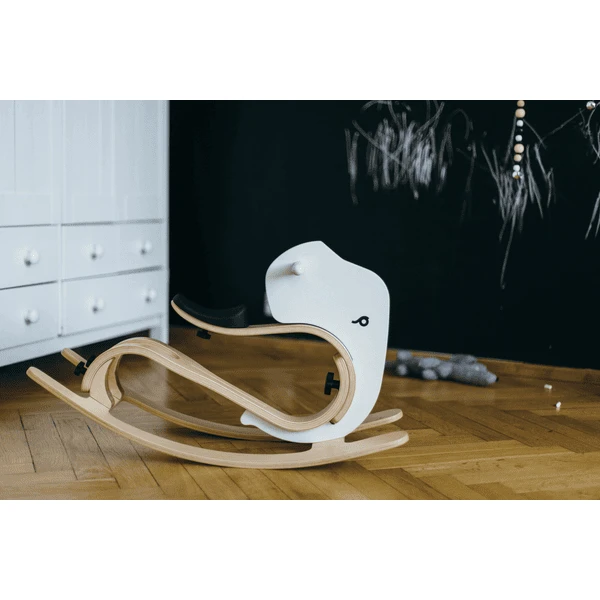 LEG & GO Opzetstuk Schommelolifant, Wit - Afbeelding 3