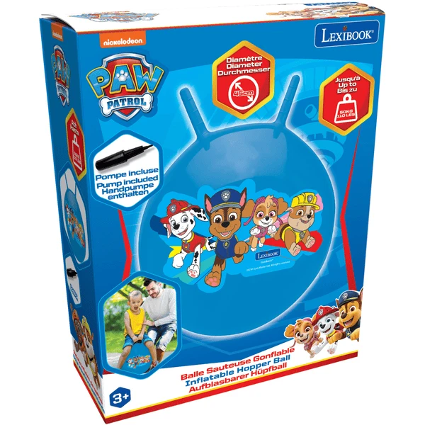 LEXIBOOK Paw Patrol Opblaasbare Stuiterbal, 45cm - Afbeelding 3