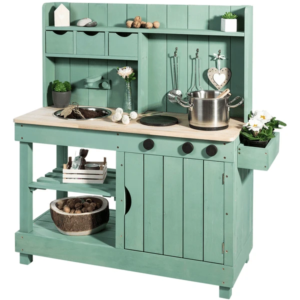 MUDDY BUDDY Buitenspeelkeuken "Explorer" Saliegroen