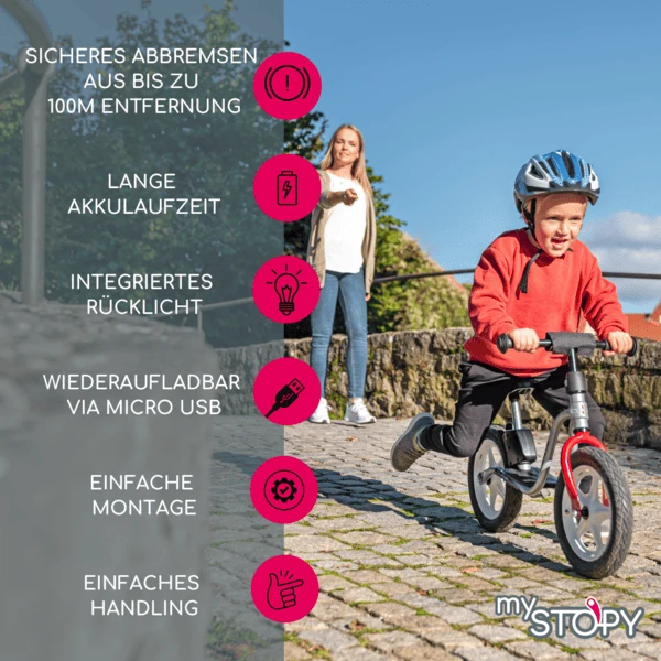 MySTOPY Wielrem Voor PUKY LR 1L Zwart - Afbeelding 3