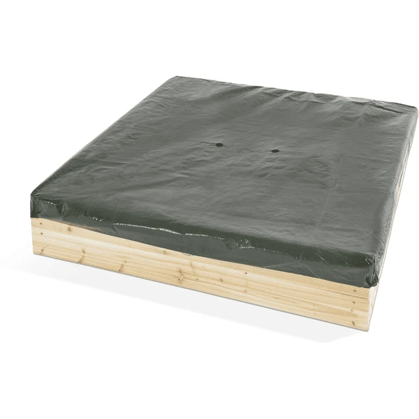 Plum Vierkante Houten Zandbak Voor Kinderen Met Banken - Afbeelding 2