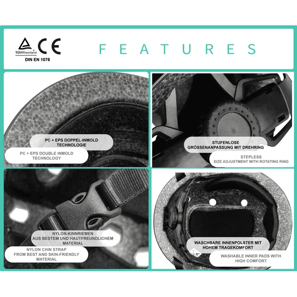 PROMETHEUS BICYCLES ® Fietshelm Maat XS 48-52 Cm Rood - Afbeelding 4