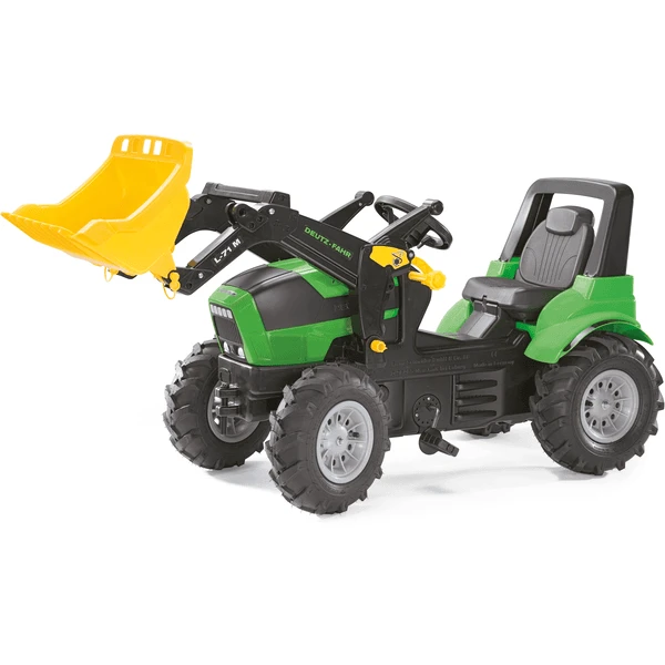 ROLLY TOYS RollyFarmtrac Deutz Agrotron 7250 TTV Met RollyTrac Lader En Luchtbanden 710133 - Afbeelding 3