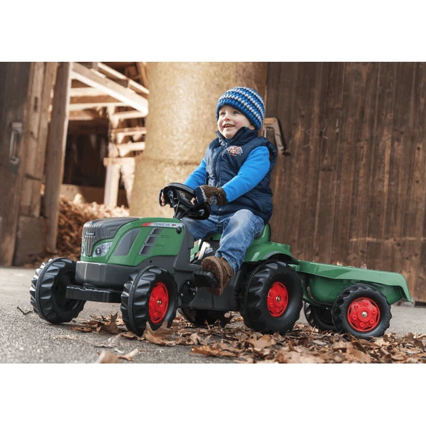ROLLY TOYS Rollykid Fendt 516 Vario Met RollyKid Trailer 013166 - Afbeelding 3