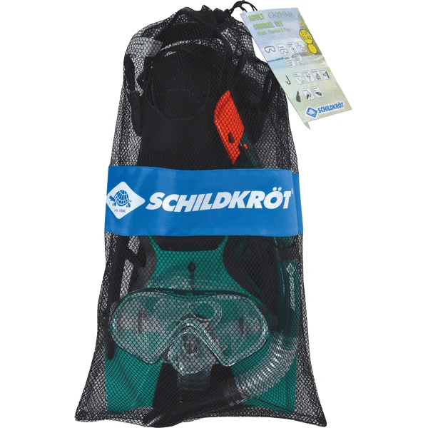 Schildkröt SCHILDKRÖT ® Snorkelset Cayman Turquoise - 3 Stuks, Maat S/M - Afbeelding 3