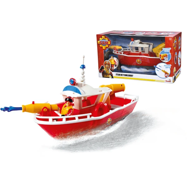Simba Brandweerman Sam Titan Brandweerboot - Afbeelding 2