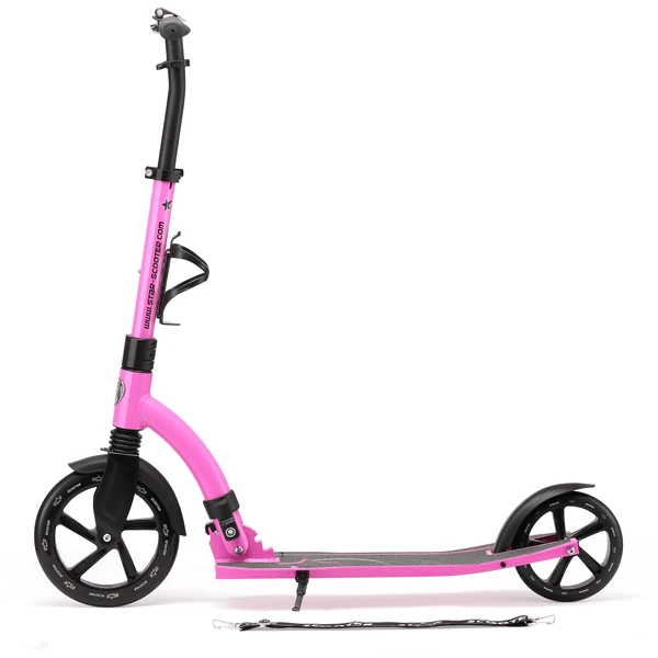 STAR- SCOOT ER® Aluminium City Scooter Opvouwbaar | 230mm Wielen | Roze - Afbeelding 2