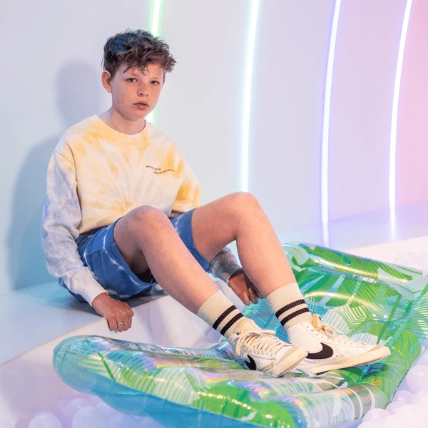 SWIM ESSENTIALS Swim Essential S Luxe Waterbed Green Tropical Leaves - Afbeelding 4