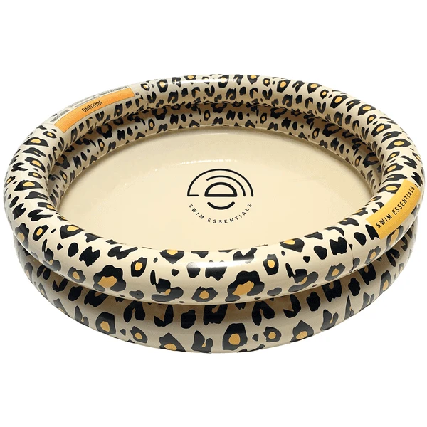 SWIM ESSENTIALS Swim Essential S Print Ed Baby Pool Beige Luipaard 60 Cm 2 Ringen