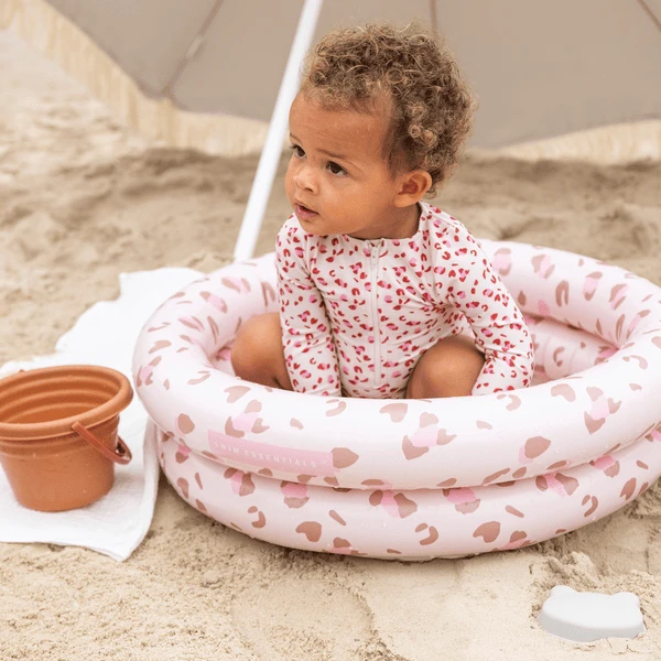 SWIM ESSENTIALS Swim Essential S Print Ed Baby Pool "Old" Roze Luipaard 60 Cm 2 Ringen - Afbeelding 3