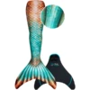 XTREM Toys And Sports FIN FUN Zeemeermin Bronzed Emerald Maat: Youth S-L