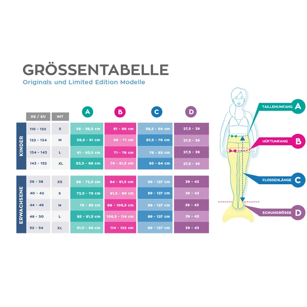 XTREM Toys And Sports FIN FUN Zeemeermin Mermaidens Original Maat L Aussie Green - Afbeelding 3