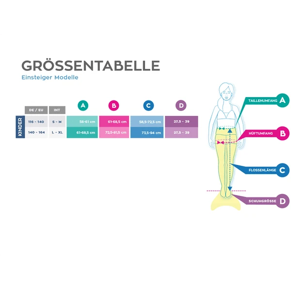 XTREM Toys And Sports FIN FUN Zeemeermin Mermaidens Original Maat Youth S/M Purple - Afbeelding 3